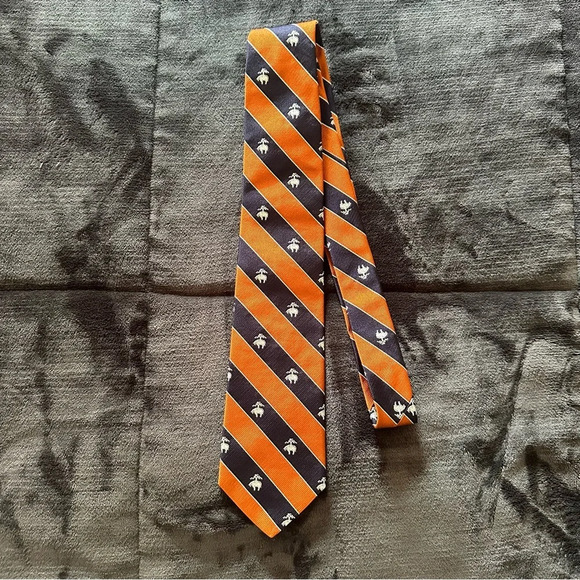 Brooks Brothers Other - Brooks Brothers Makers and Merchants 100% Silk Tie Orange Striped